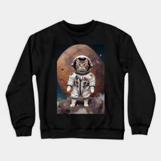 Astro-Kitty in Bloom Crewneck Sweatshirt